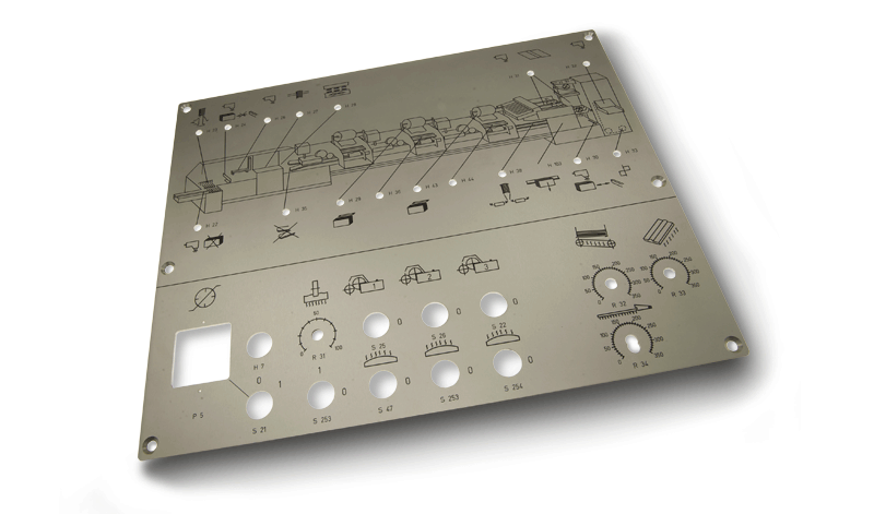 CNC-Gravur Frontplatte