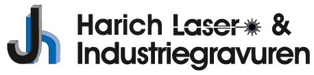 Visitenkarten Kunststoff - Harich Lasergravuren GmbH logo